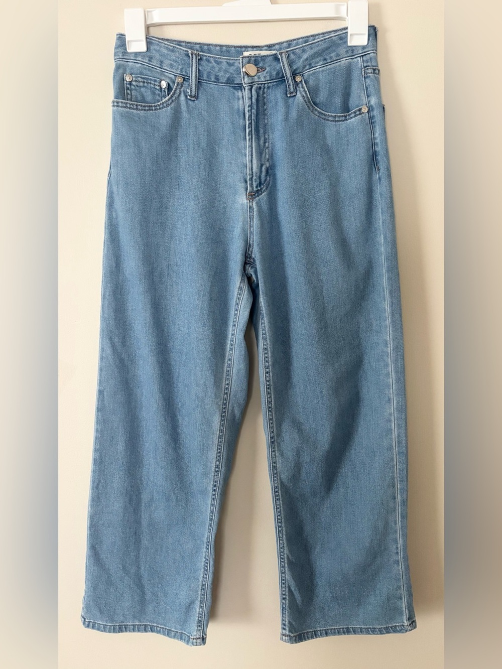 Oat New York Light Blue Straight Leg Jeans